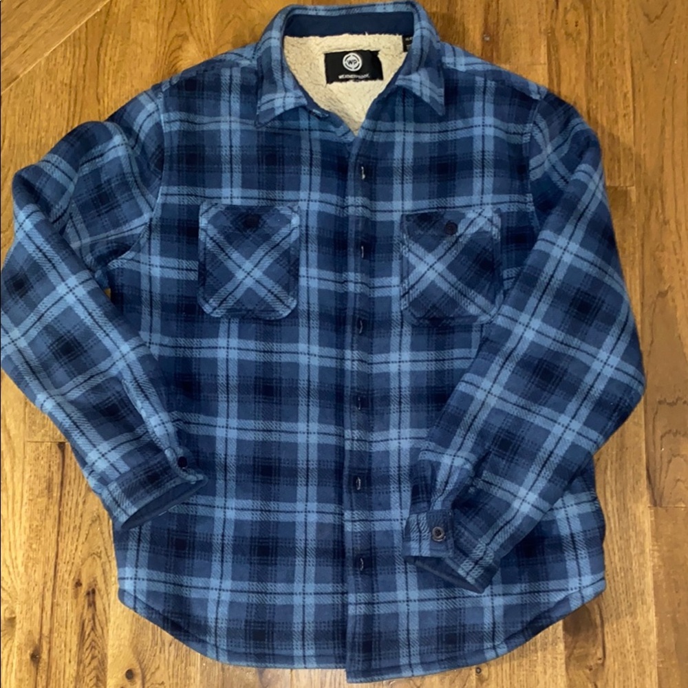 Men’s XL WeatherProof Brand Plaid Button-Up work coat